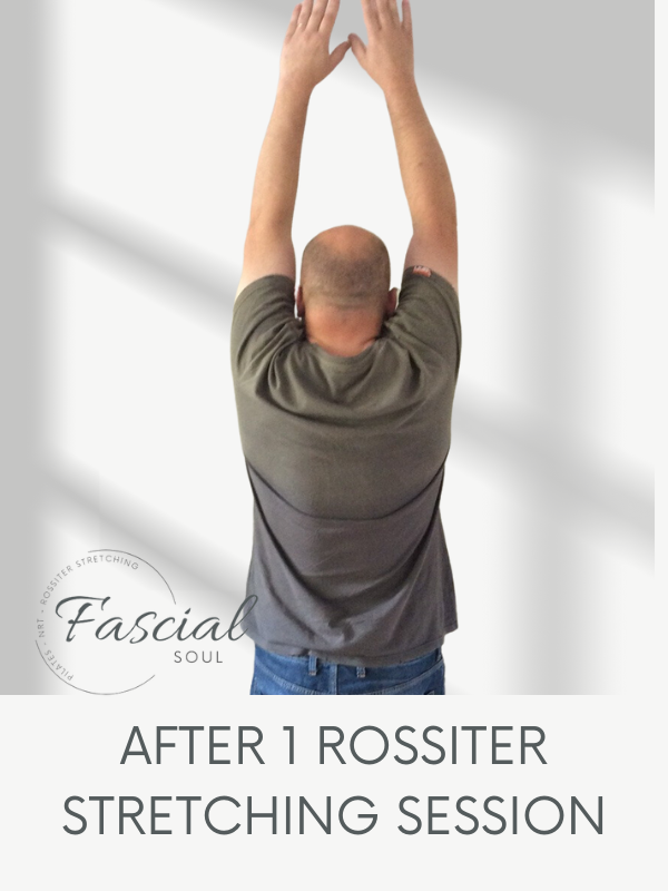 After 1 Rossiter Session restricted shoulder mobility 